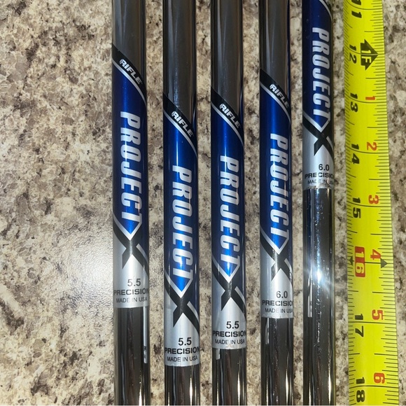 Project X Rifle 5.5 .355 And 6.0 Taper Tip Shafts (pulls) See Pictures - Picture 3 of 5